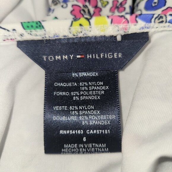 TOMMY Hilfiger Adjustable Tie Belt One-Piece Floral Swimsuit. Size 6. NWT  $98 - Picture 5 of 5